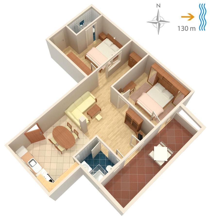 Apartment Supetarska Draga - Donja 2013B Exteriér fotografie